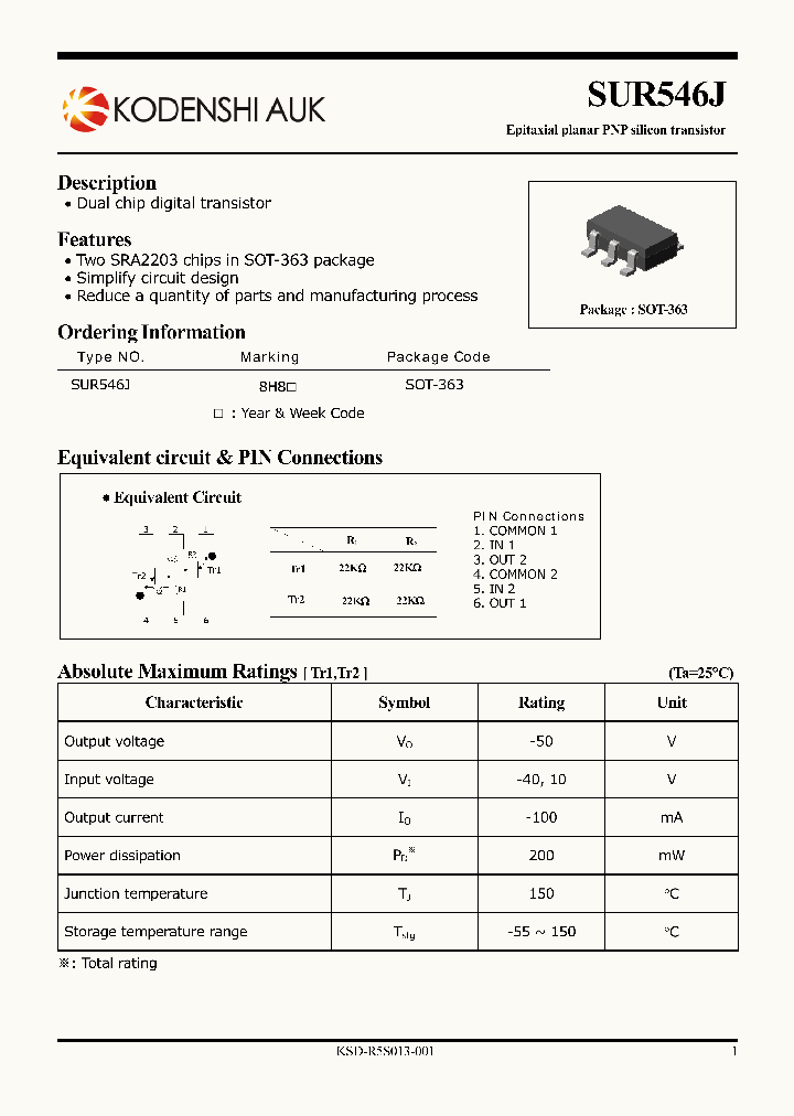 SUR546J_1963760.PDF Datasheet