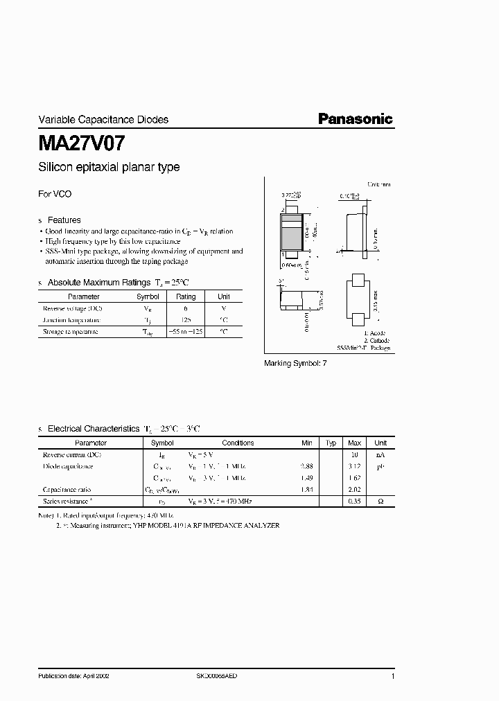 MA27V07_1965439.PDF Datasheet
