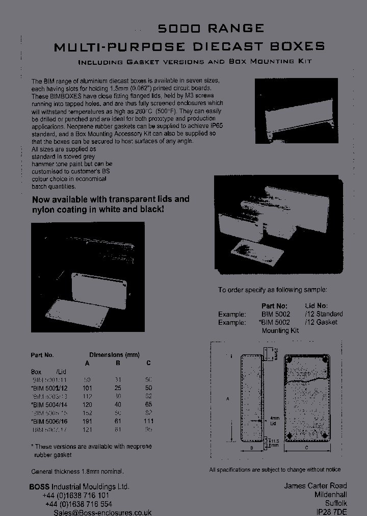 BIM5002GASKET_1977967.PDF Datasheet