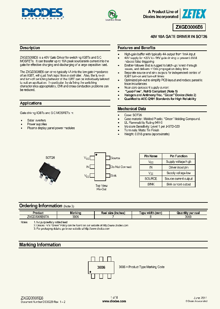 ZXGD3006E6_1981265.PDF Datasheet