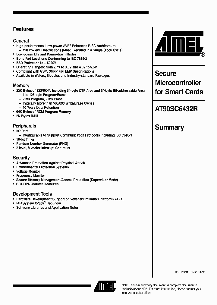 AT90SC6432R_1981417.PDF Datasheet