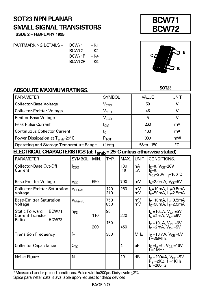 BCW71R_1982543.PDF Datasheet