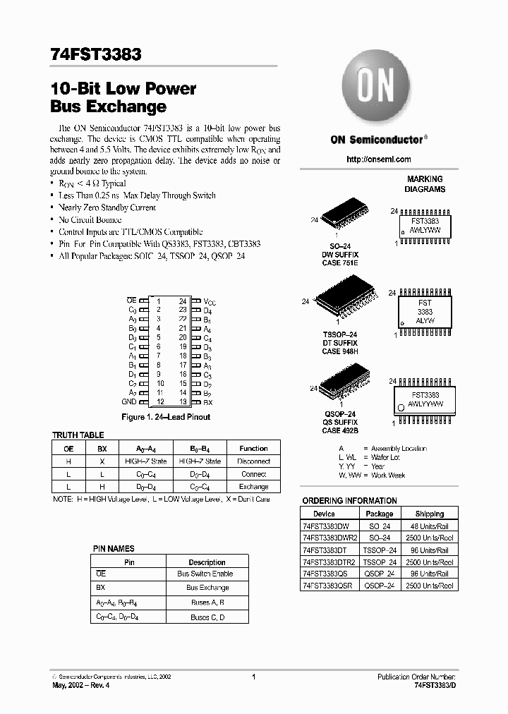 74FST3383-D_1984432.PDF Datasheet