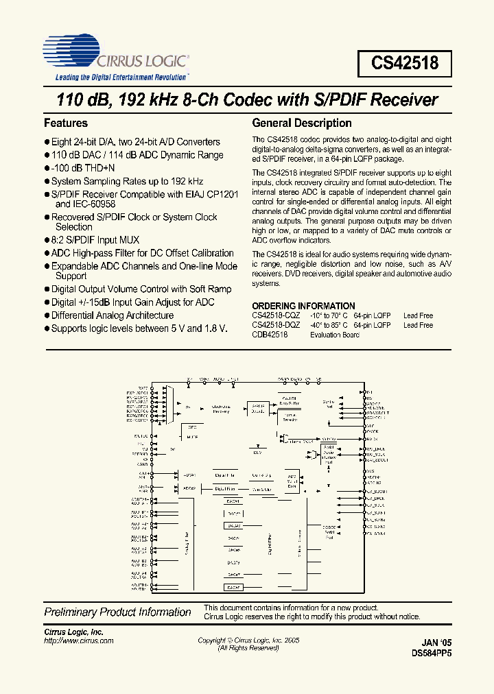 CS42518_1984656.PDF Datasheet