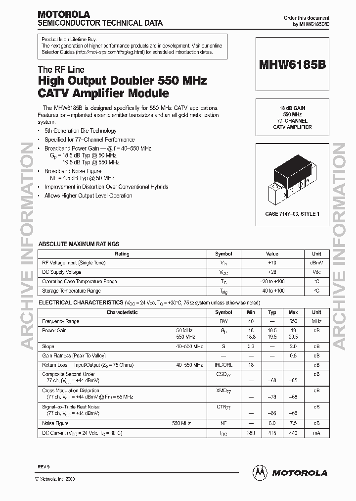 MHW6185BD_1987414.PDF Datasheet