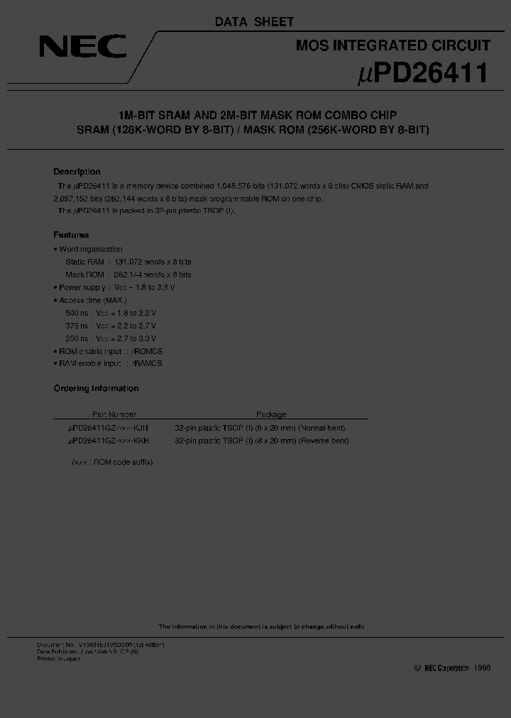 UPD26411GZ-XXX-KJH_1988261.PDF Datasheet