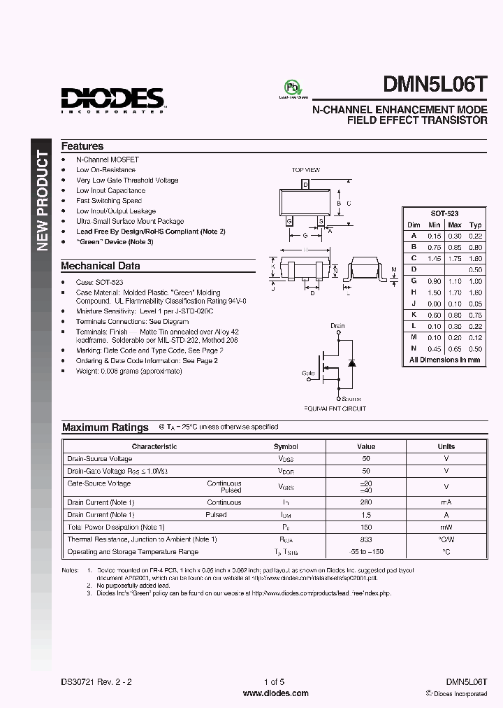 DMN5L06T-7_1995464.PDF Datasheet