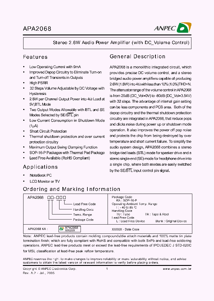 APA2068KAI-TU_1998081.PDF Datasheet