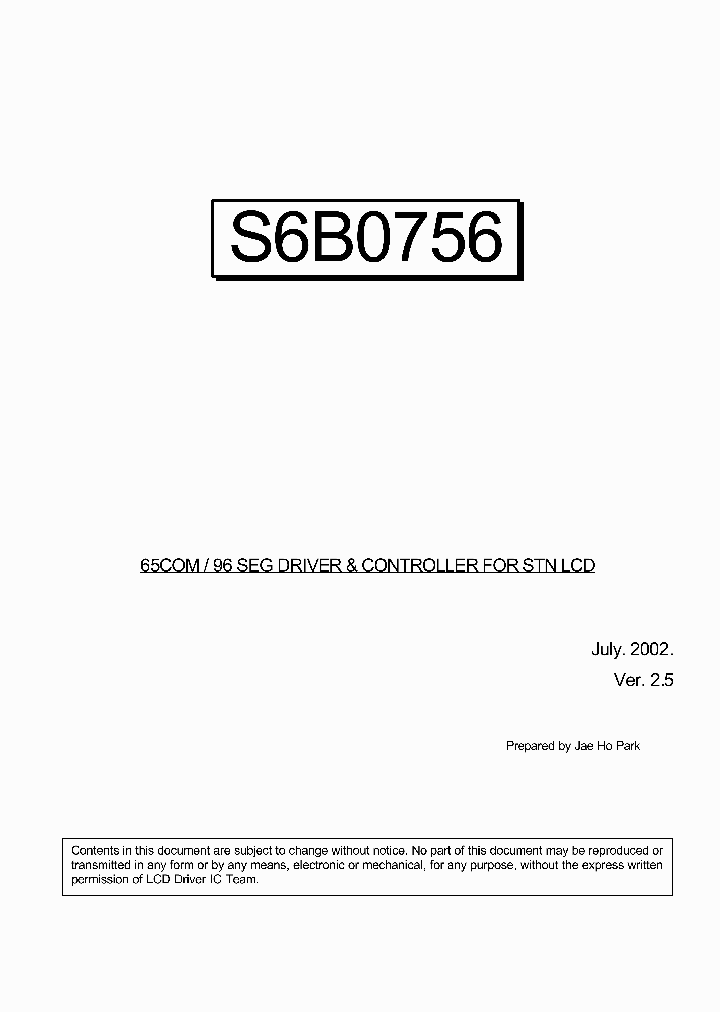 S6B0756_1998314.PDF Datasheet
