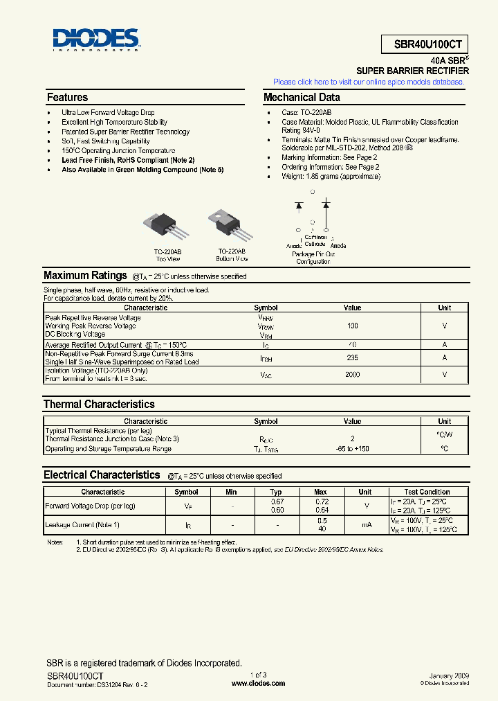 SBR40U100CT-G_1999449.PDF Datasheet