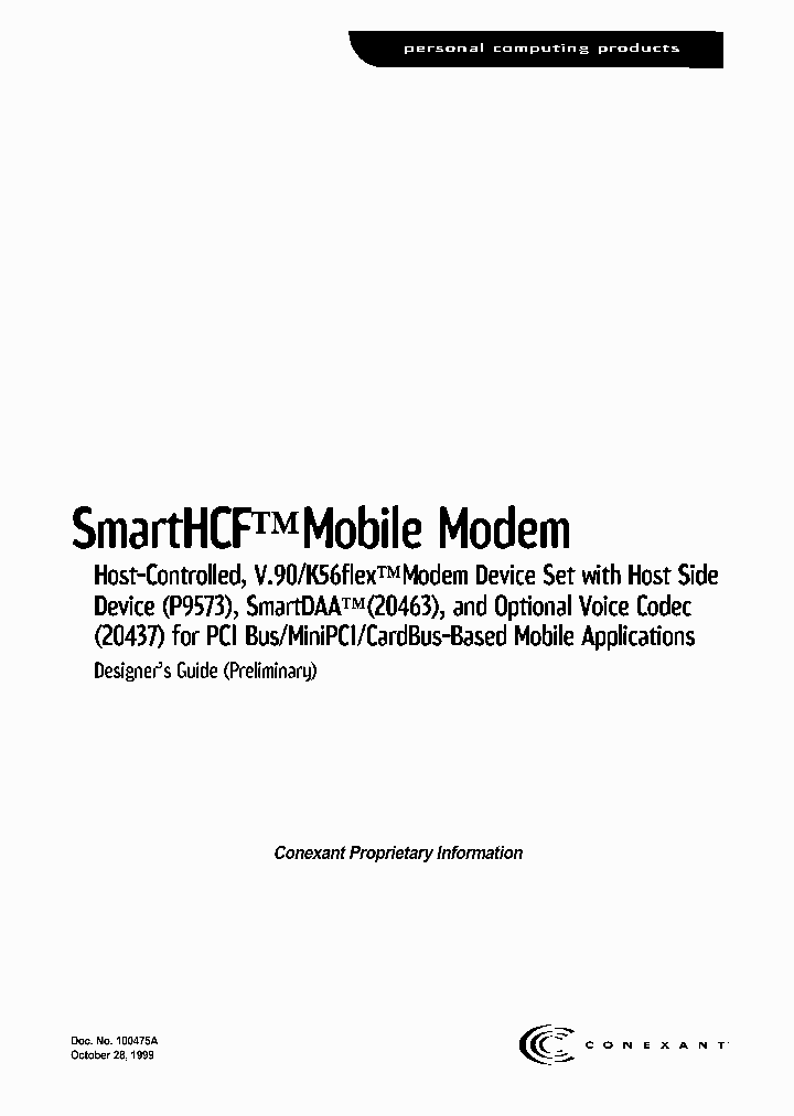 SMARTHCF_2010011.PDF Datasheet