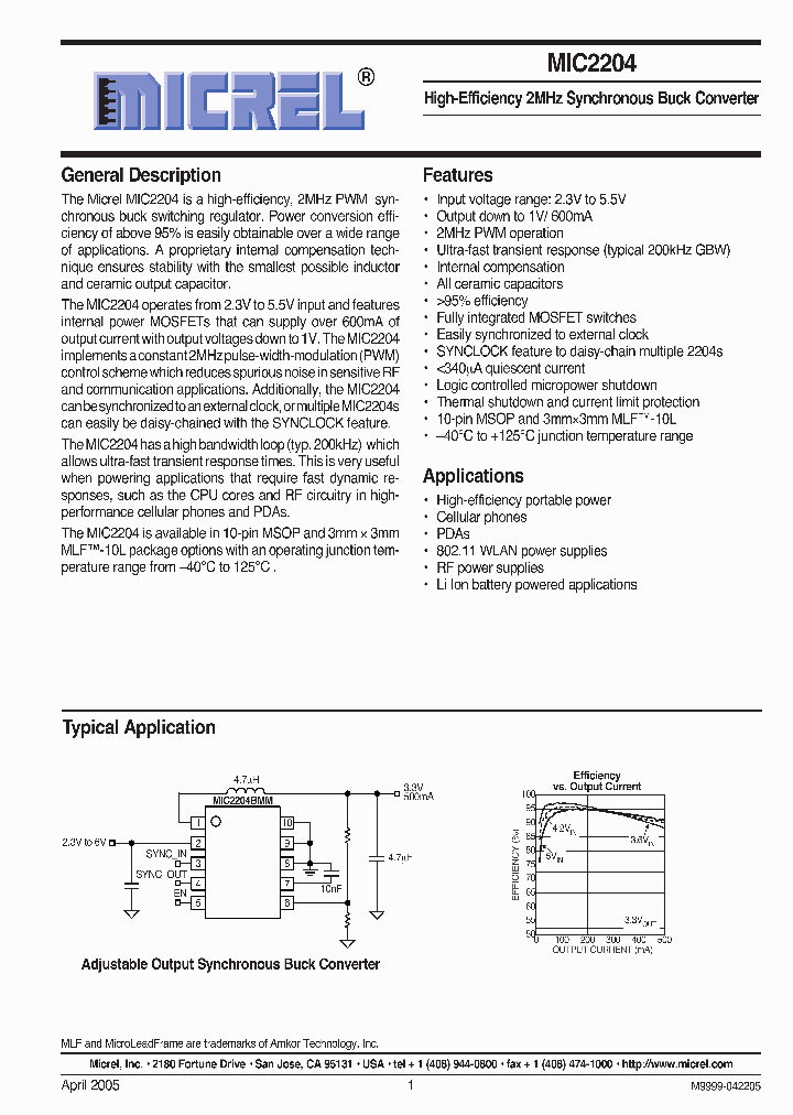 MIC2204YML_2011727.PDF Datasheet