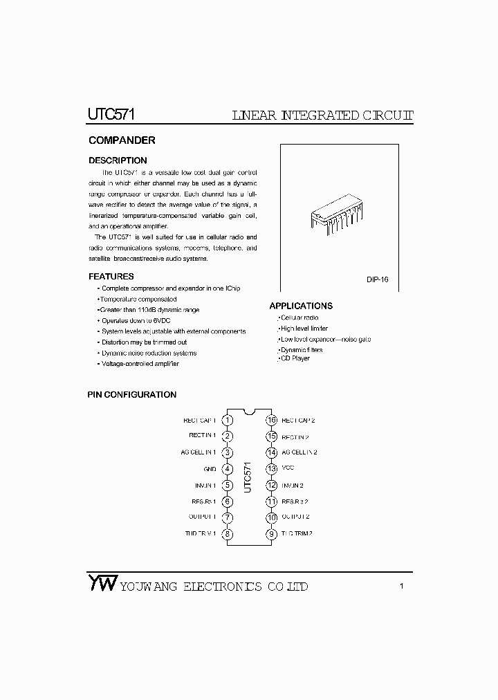 UTC571_2011815.PDF Datasheet