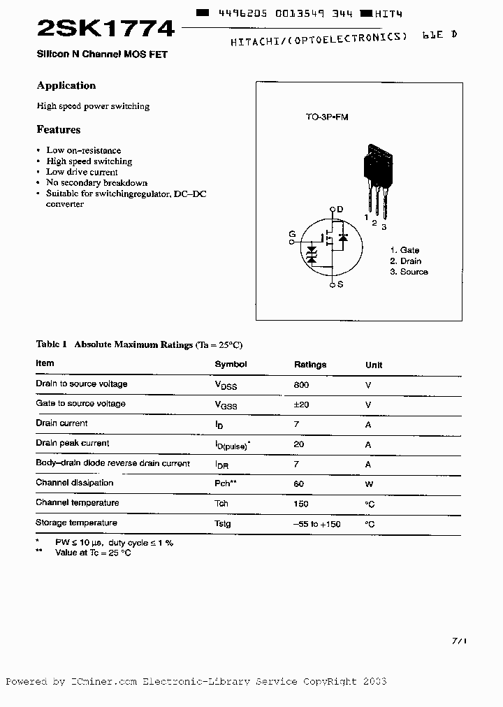 2SK1774_2013922.PDF Datasheet Download