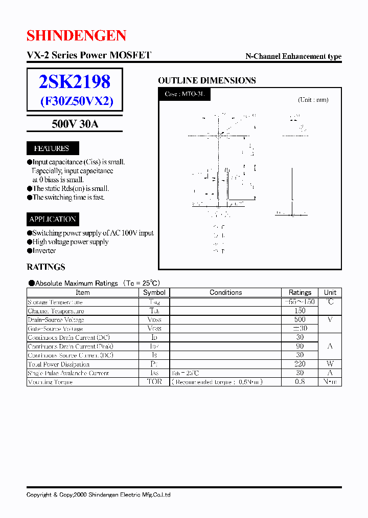 2SK2198_2015230.PDF Datasheet