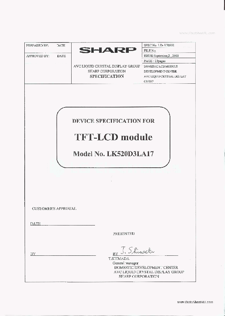 LK520D3LA17_2014973.PDF Datasheet