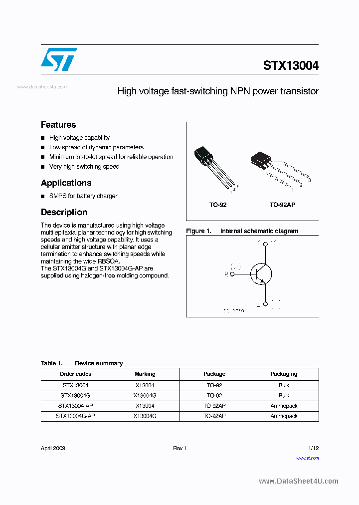 STX13004_2018383.PDF Datasheet