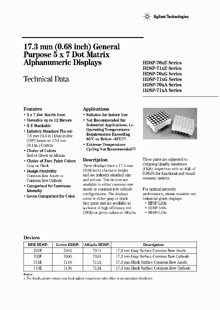 HDSP-703A_2024958.PDF Datasheet
