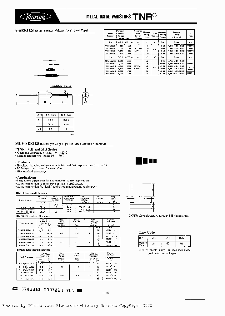 TNR4A122K_2029480.PDF Datasheet