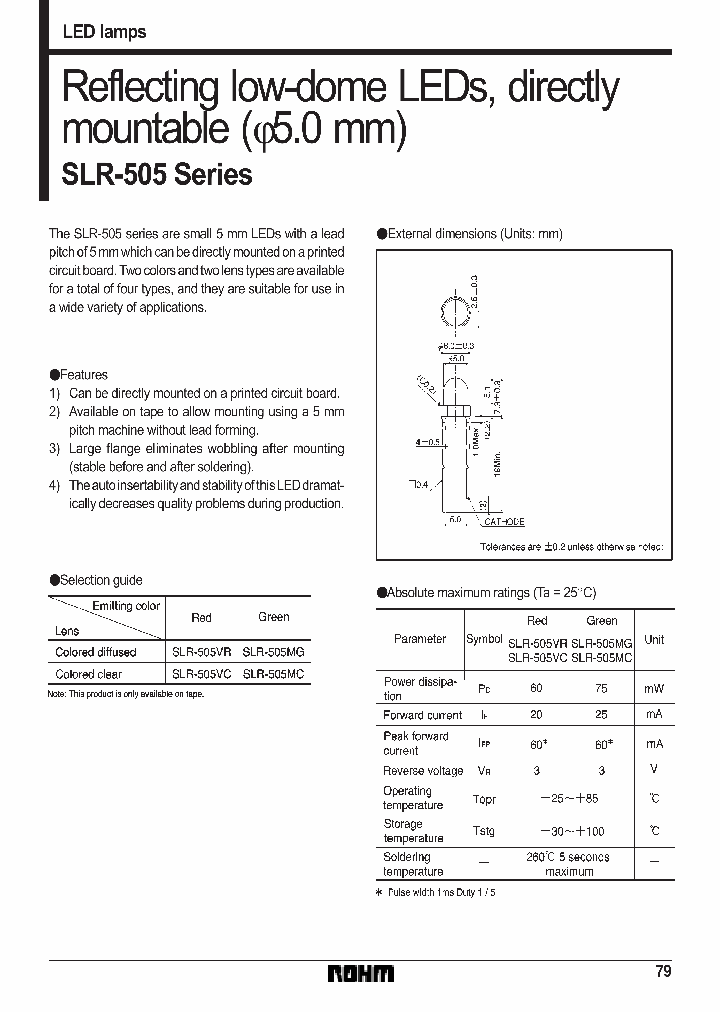 SLR-505_2030449.PDF Datasheet