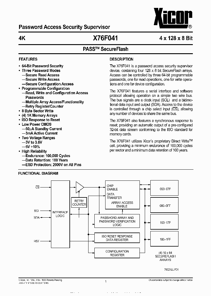 X76F041_2033770.PDF Datasheet