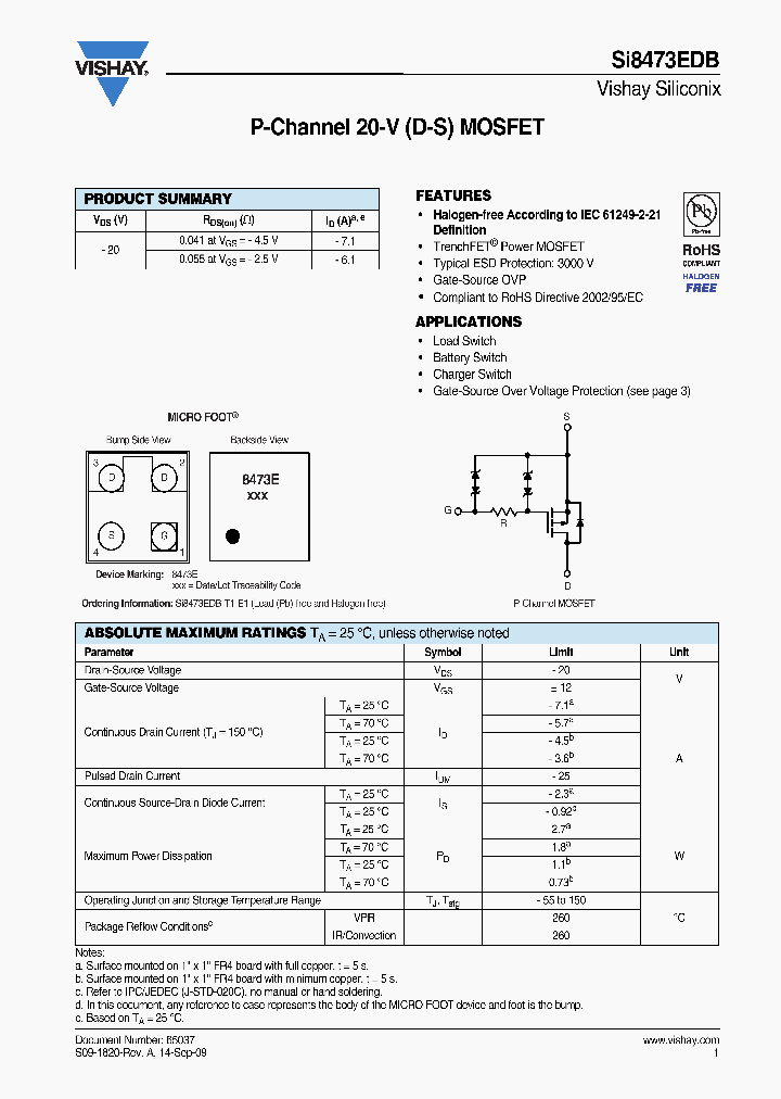 SI8473EDB-T1-E1_2039728.PDF Datasheet