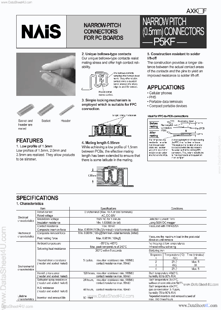 AXK6F60345_2043403.PDF Datasheet