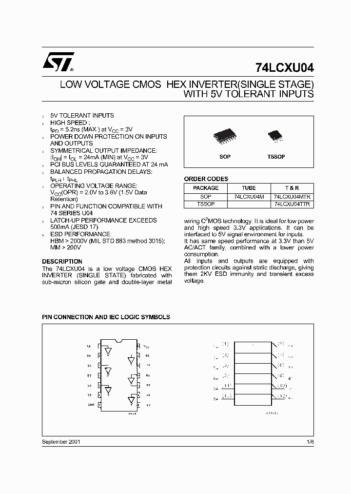 74LCXU04M_2047782.PDF Datasheet