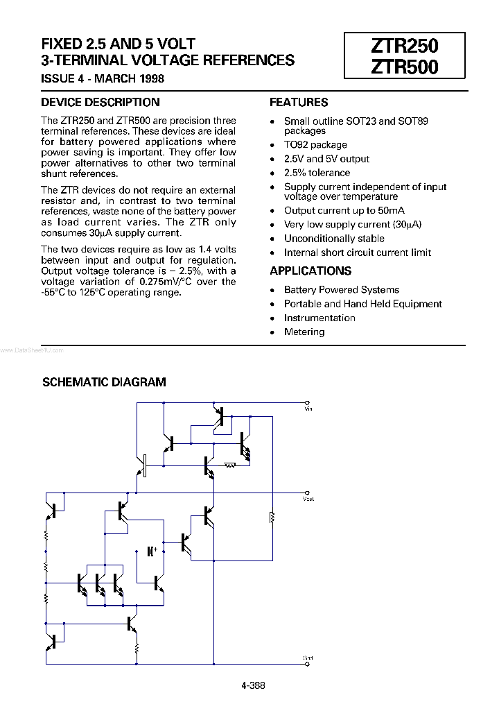 ZTR250_2048378.PDF Datasheet