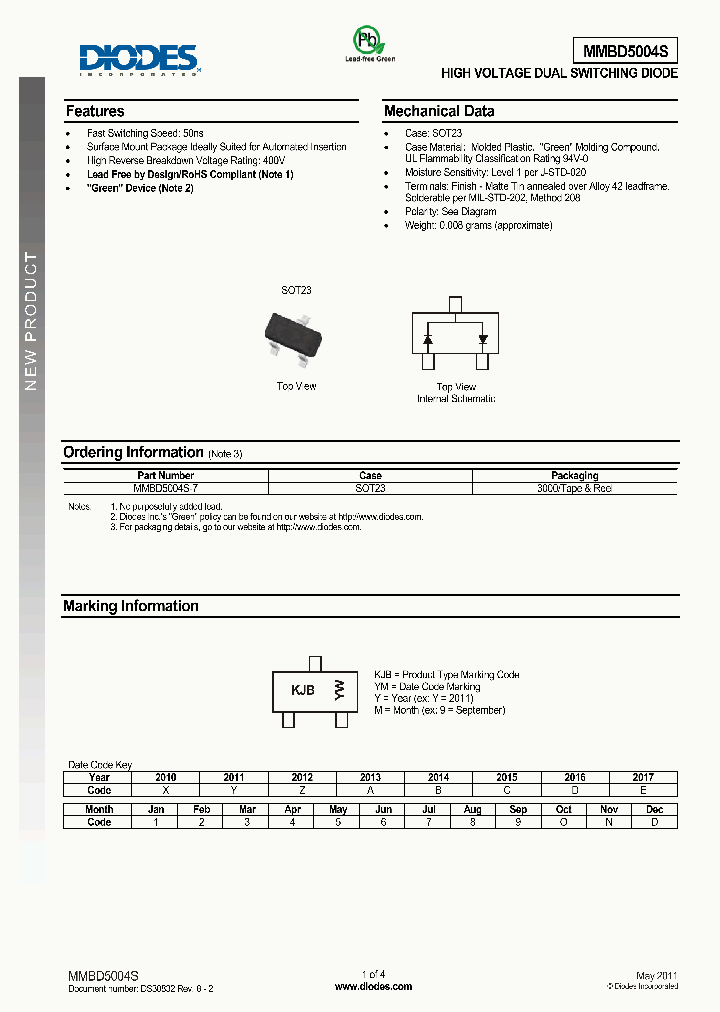 MMBD5004S_2058618.PDF Datasheet