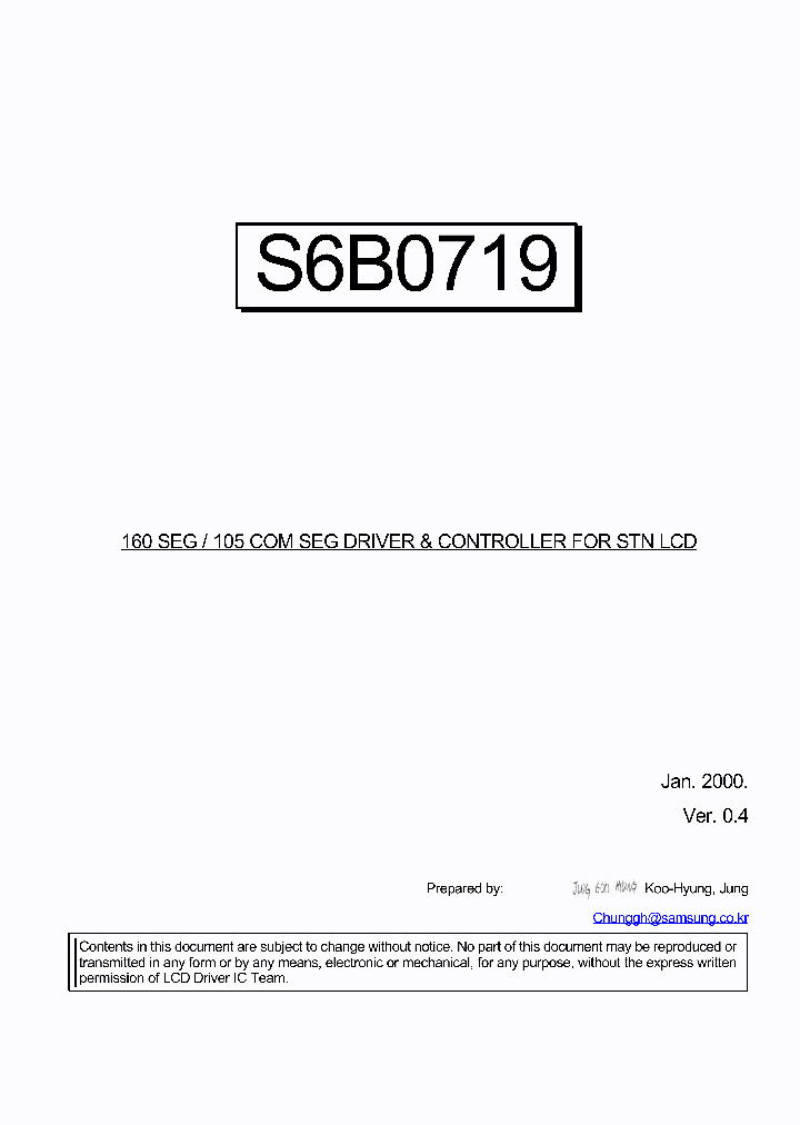 S6B0719_2064093.PDF Datasheet