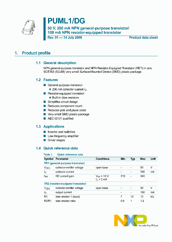 PUML1DG_2065778.PDF Datasheet