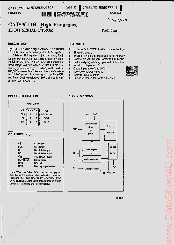 CAT59C11H_2082562.PDF Datasheet