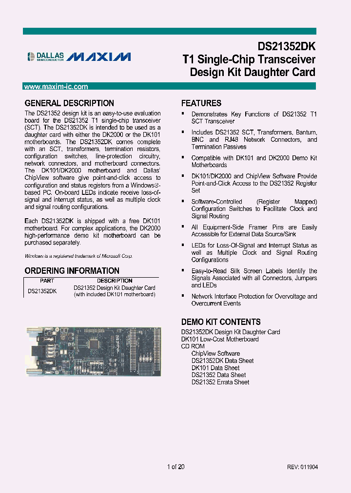 DS21352DK_2090738.PDF Datasheet