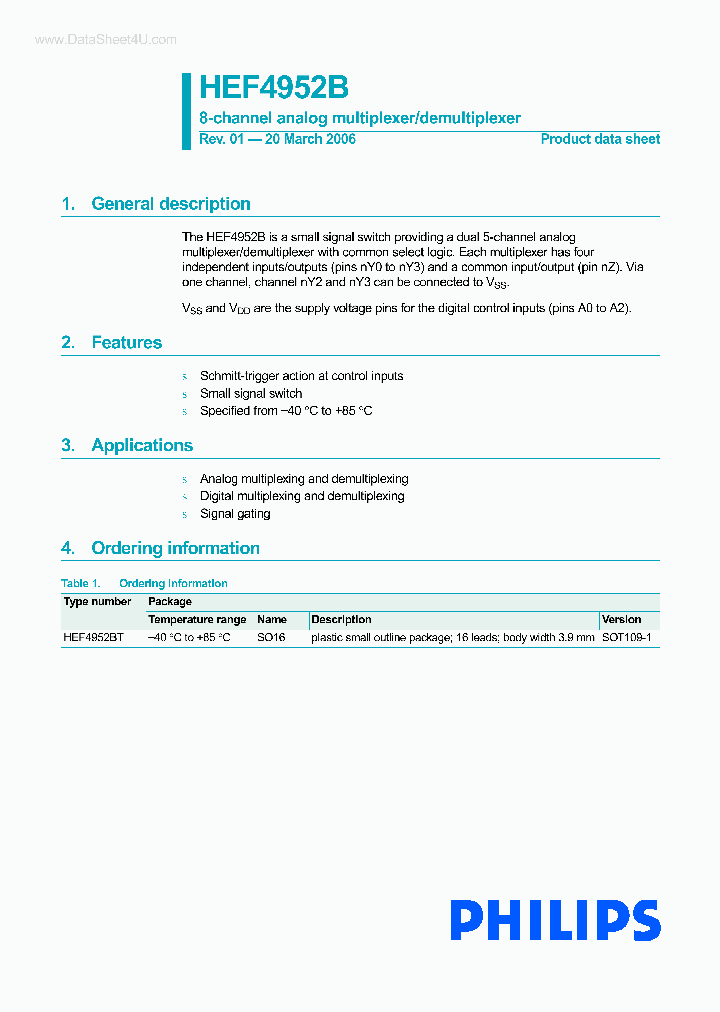 HEF4952B_2091339.PDF Datasheet