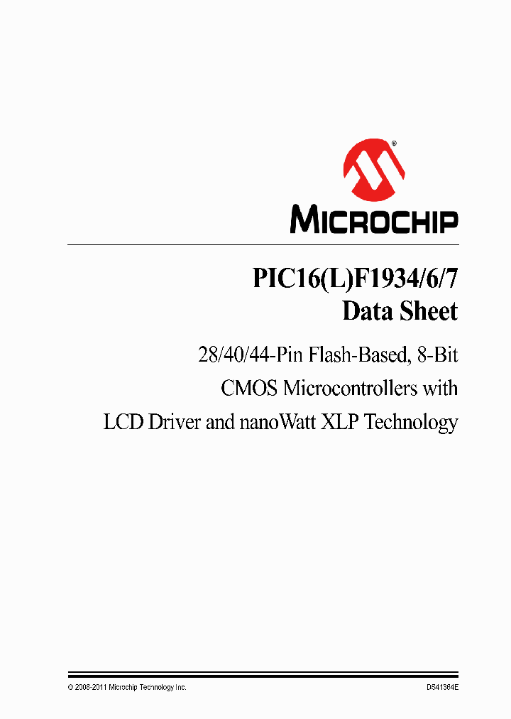 PIC16F1936_2092560.PDF Datasheet Download --- IC-ON-LINE