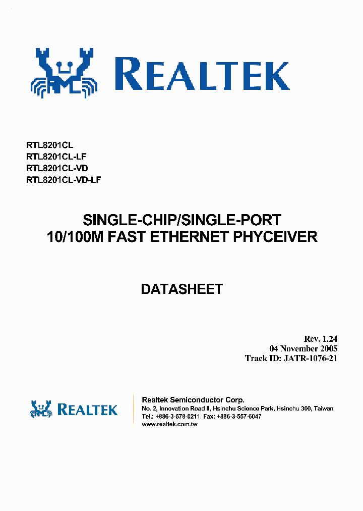 RTL8201CL_2094906.PDF Datasheet