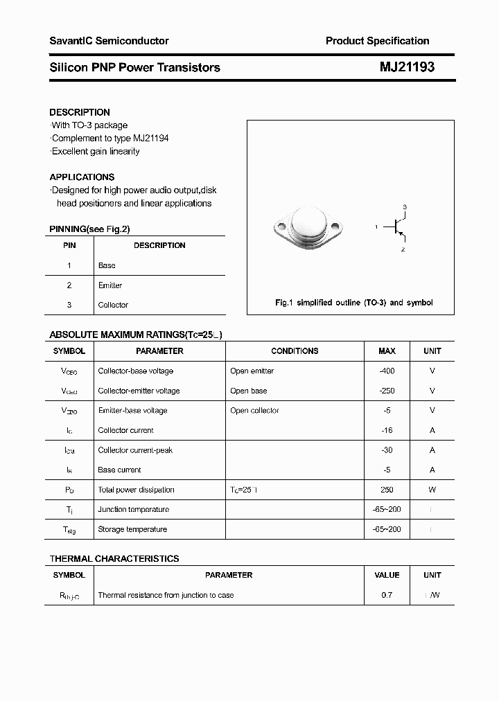 MJ21193_2094918.PDF Datasheet