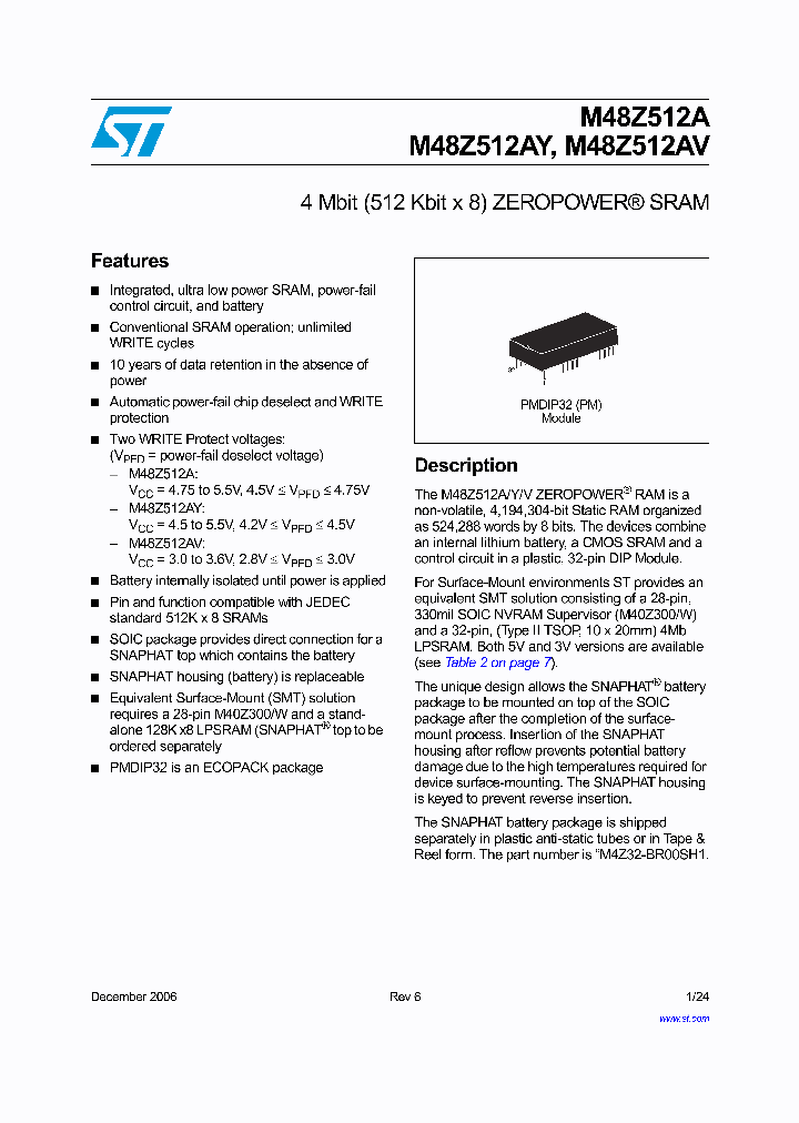 M48Z512AV-85PM1_2097873.PDF Datasheet