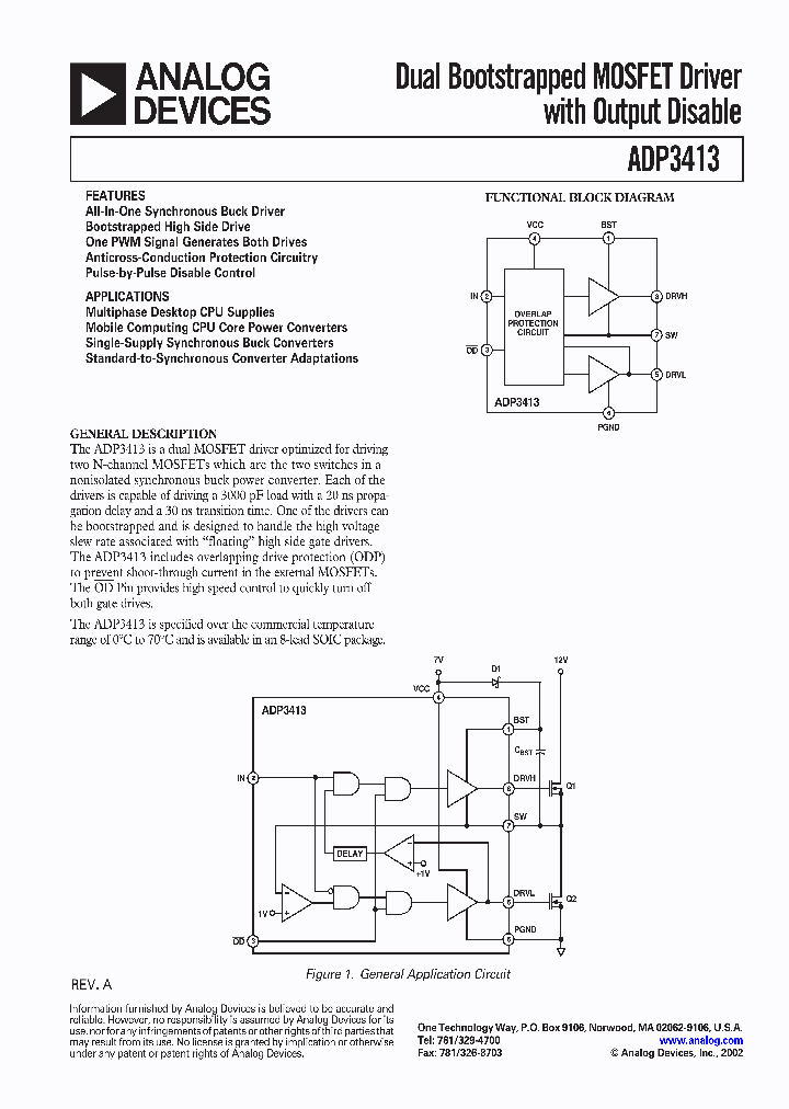ADP3413JR-REEL_2098724.PDF Datasheet Download --- IC-ON-LINE