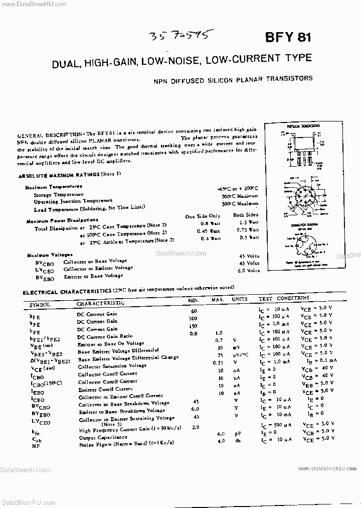 BFY81_2098261.PDF Datasheet