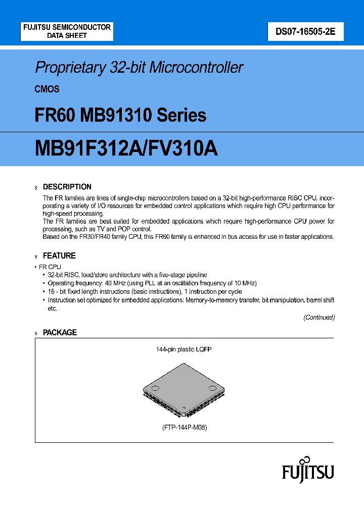 MB91FV310APFV-ES_2101915.PDF Datasheet