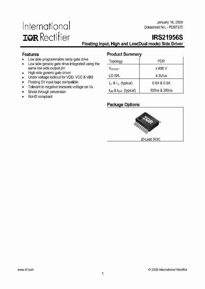 IRS21956_2106752.PDF Datasheet