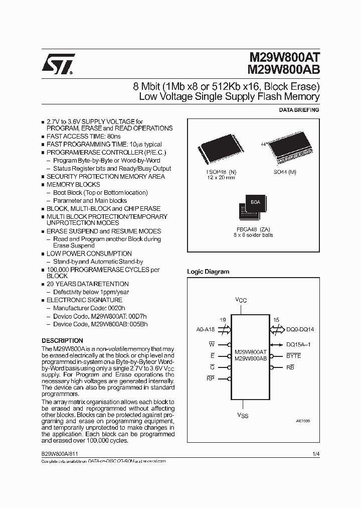 M29W800AB_2109316.PDF Datasheet