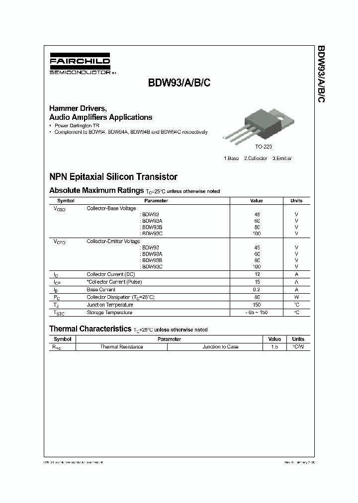 BDW93_2111583.PDF Datasheet