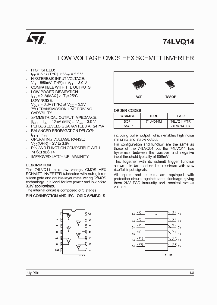 74LVQ14M_2126850.PDF Datasheet