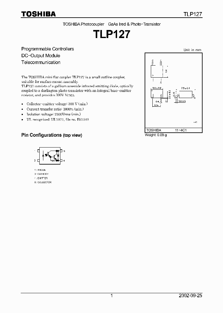 TLP127_2139851.PDF Datasheet