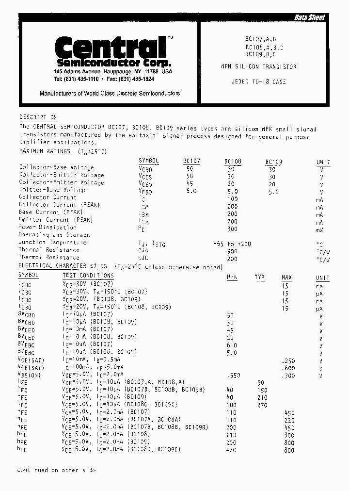 BC109C_2146359.PDF Datasheet