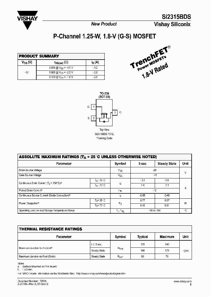 SI2315BDS_2147781.PDF Datasheet