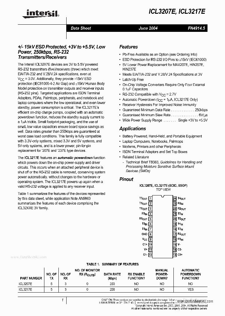 ICL3207E_2169753.PDF Datasheet